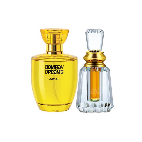 Ajmal Bombay Dreams EDP Floral Fruity Perfume And Oudh Mukhallat Concentrated Perfume Oil Oriental Oudhy 106 ml - Perfumes (Edt/Edp)