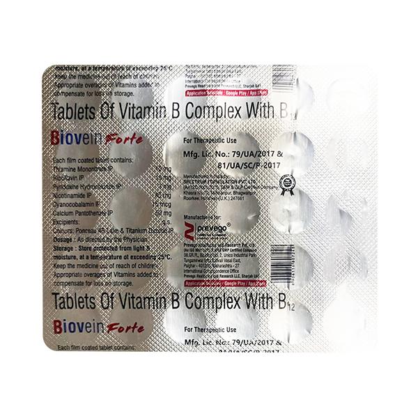 BIOVEIN FORTE Tablet 30's - Supplements-Vam