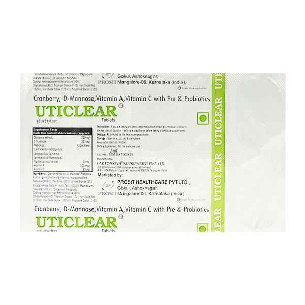 Netmeds | UTICLEAR Tablet 10's