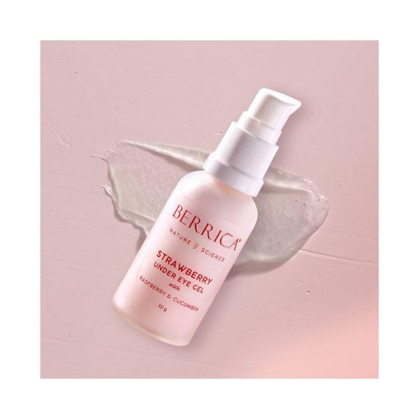 Berrica Strawberry Under Eye Gel 30 gm - Under Eye Creams & Serums