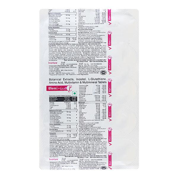 EFEM ACTIV Tablet 10's - Supplements-Vam