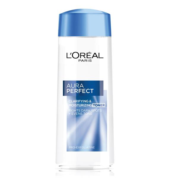 L'Oreal Paris Aura Perfect Clarifying & Moisturizing Toner With Vitamin C, Fights Dark Spots + Evens Tone 200 ml - Toners