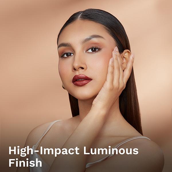 Pilgrim Glitter Lipstick Arabian Nites-04 Luxurious 3-D Glitter Formula With Matte Finish pink / red 4.2 g - Lipsticks