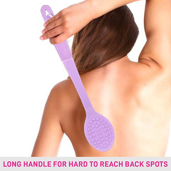 Vega Luxury Fine Massager Bath Brush (BA - 1/1N) 155 gm - Loofahs & Sponges