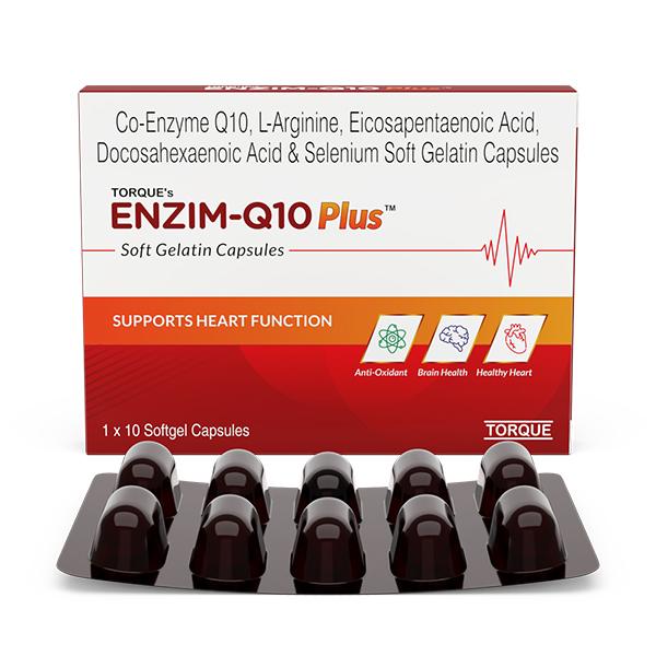ENZIM Q10 PLUS Soft Gelatin Capsule 10's - Supplements-Sup