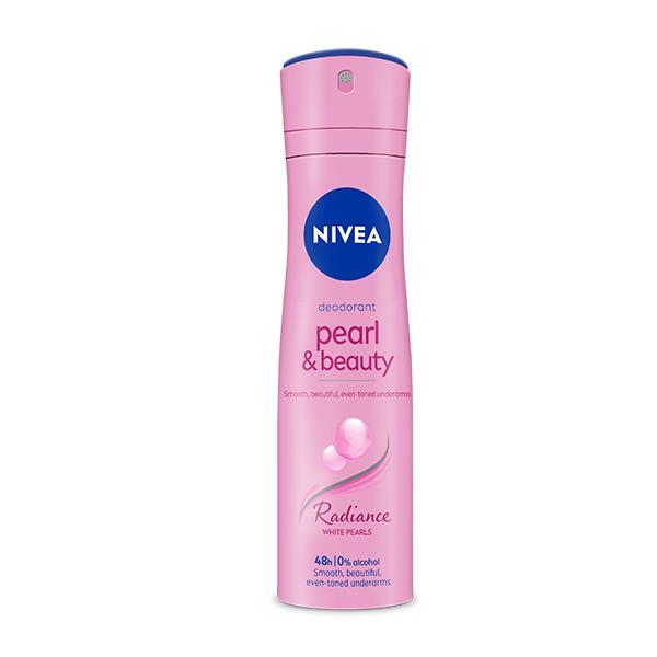 Netmeds | NIVEA Women Deodorant, Pearl & Beauty Radiance for Eventoned Smooth & Beautiful Underarms 150 ml
