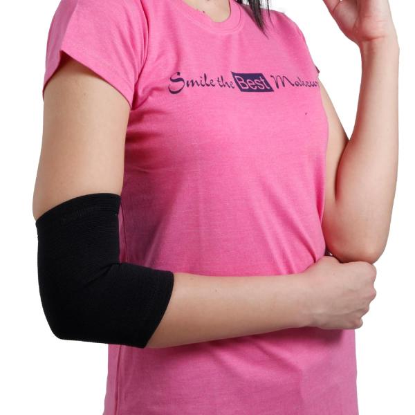 Netmeds | Flamingo Elbow Support (OC - 2021) (L) - Black