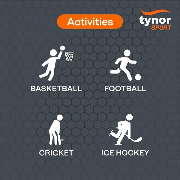 Tynor Ankle Support Air Pro - Black & Orange (S) - Ankle/Foot Supports