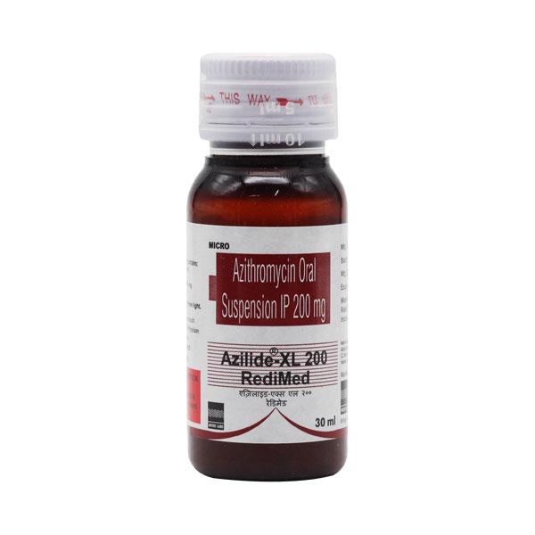 Azilide XL 200mg Redimed Suspension 30ml - Bacterial Infections-Mac