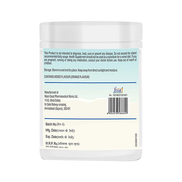 Healthvit Magneed Magnesium Powder - Orange Flavour 300 gm - Calcium And Minerals