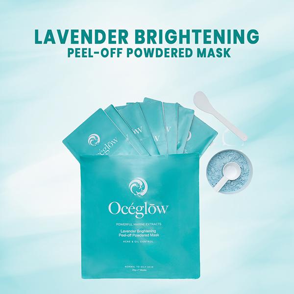 Netmeds | Oceglow Individual Sachets Lavender Brightening Peel Off Powdered Mask For Radiant Glow 1's