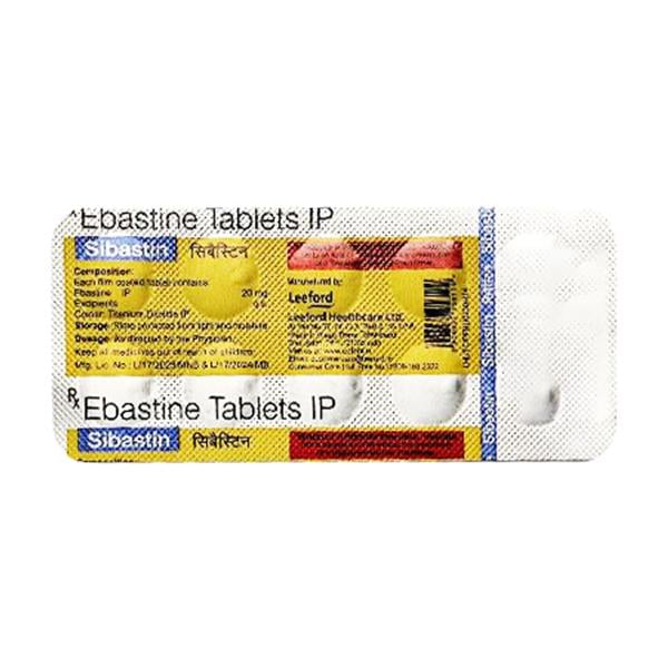 Netmeds | Sibastin 20mg Tablet 10'S