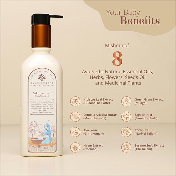 Baby Forest Nikhrae Kesh Baby Shampoo 200 ml - Baby Shampoo