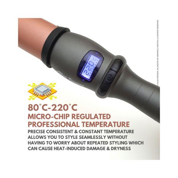 Alan Truman Gold Ceramic Curler - 25 mm 1's - Rollers & Curlers