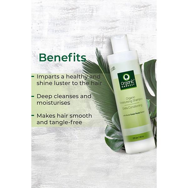 Organic Harvest Organic Extra Conditioning Moisturising Shampoo 225 gm - Shampoos