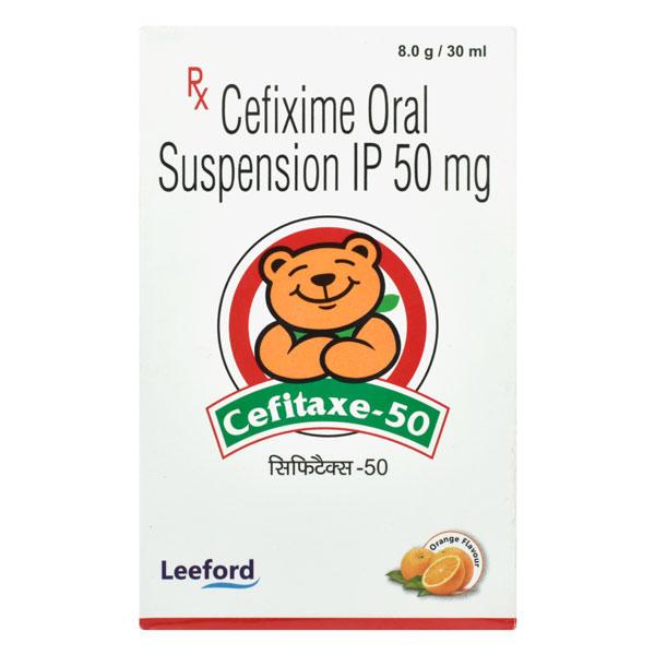 Cefitaxe 50 Orange Flavour Oral Suspension 30ml - Bacterial Infections-Cep