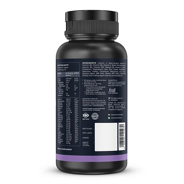 Nutrabay Pro Active Multivitamin Capsule for Men 120's - Multi-Vitamins