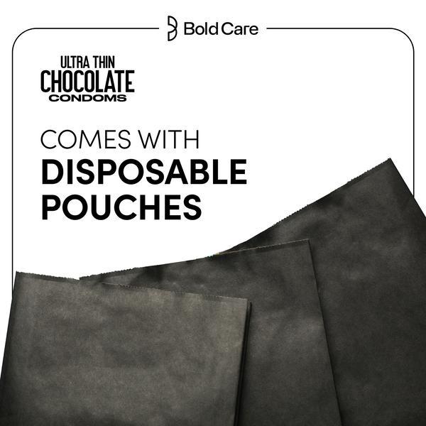Bold Care 404 by Bold Care Ultra Thin - Chocolate Flavored Condoms (Pack of 3 x 10) - Plain/Flavoured Condoms