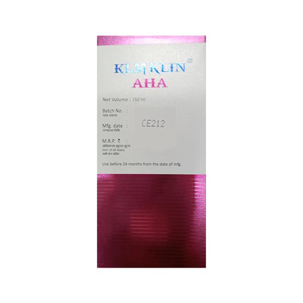 KLMKLIN AHA FACE WASH Gel 150ml - Cleanser-Emo