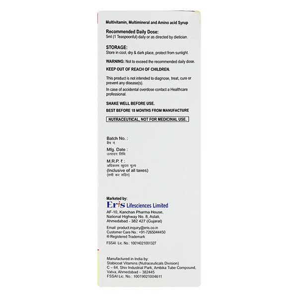 RENERVE TOTAL SUGAR FREE PINEAPPLE FLAVOUR Syrup 200ml - Supplements-Sup