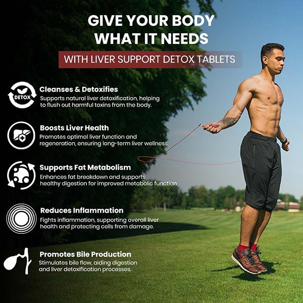 Aesthetic Nutrition Liver Detox Tablets - Detoxify And Support Liver Health 30 Tablets 1's - Multi-Vitamins
