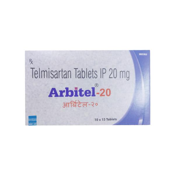 ARBITEL 20 Tablet 15's - Hypertension-Ang