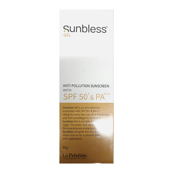 Netmeds | SUNBLESS SPF 50+ & PA+++ ANTI POLLUTION SUNSCREEN Gel 60g