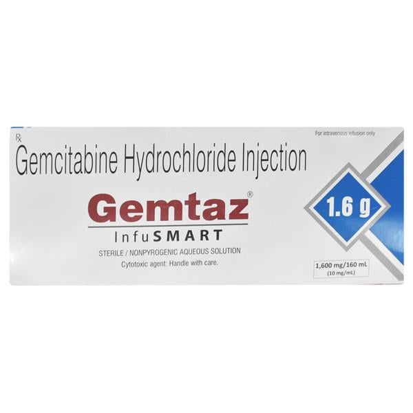 GEMTAZ INFUSMART 1.6gm Injection 160ml - Cancer Oncology-Cyt
