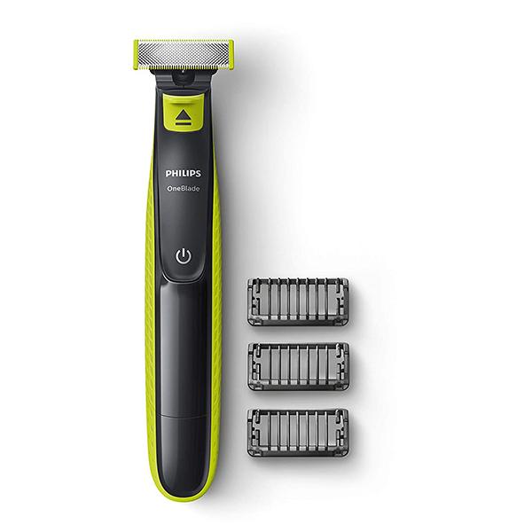 Netmeds | Philips Cordless OneBlade Hybrid Trimmer and Shaver with 3 Trimming Combs (QP2525/10) 1's