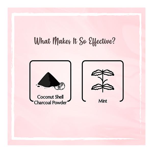 The Beauty Co. Coconut Shell Teeth Whitening Powder - Activated Charcoal 50 gm - Tooth Powder