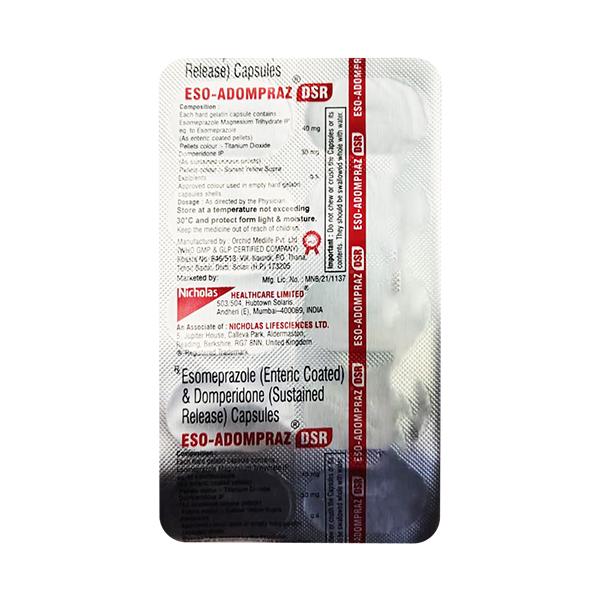 ESO ADOMPRAZ DSR Capsule 10's