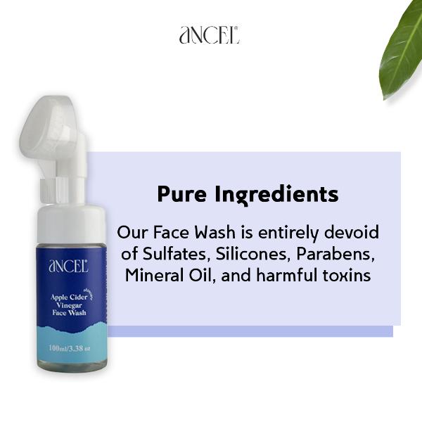 Ancel Apple Cider Vinegar Foaming Face Wash 100 ml - Face Washes