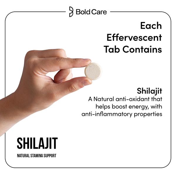 Bold Care Shilajit Natural Stamina Support Effervescent Tablet - Orange Flavour 20's - Other Supplements