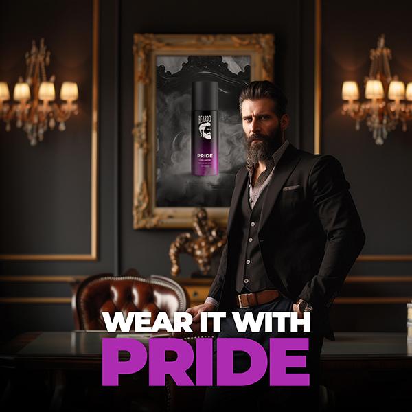 Beardo Pride Deo Body Spray Stong and Long Lasting Perfume Deodorant Fresh Fragrance For Men 150 ml - Men Deodorants/Roll-Ons