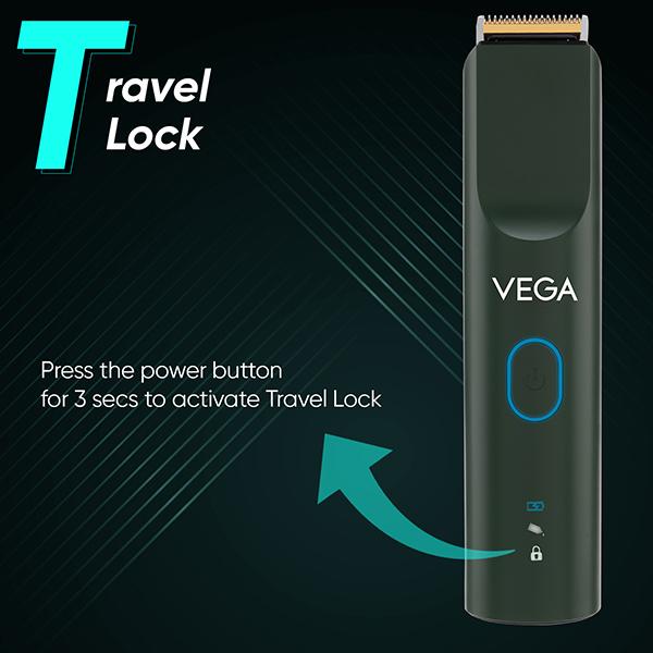 Vega Smartone S3 Beard Trimmer for Men, 160 Mins Runtime, IPx7 Waterproof, 40 Length Setting (VHTH-36) 264 gm - Trimmers