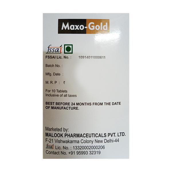 MAXO GOLD Tablet 10's - Supplements-Sup
