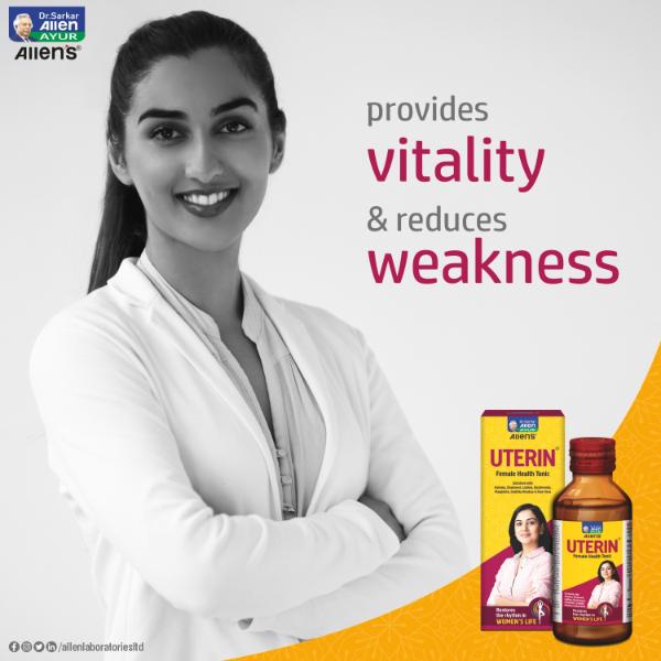 Allen Uterin Female Health Tonic 250 ml - Personal Care (Ayush)