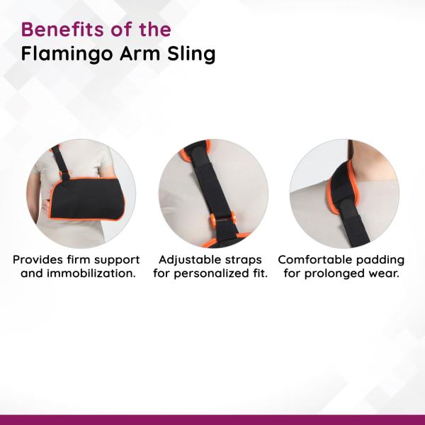 Flamingo Arm Sling - Black (OC - 2014) (M) - Arm/Elbow Supports