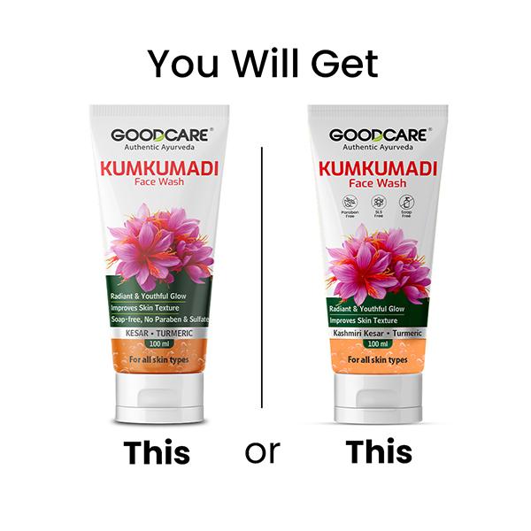 Goodcare Kumkumadi Face Wash - Kesar and Turmeric 100 ml - Personal Care (Ayush)
