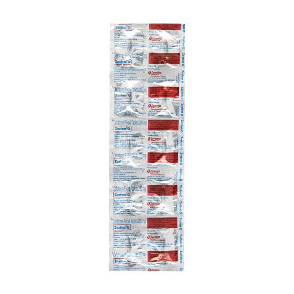 ZOSTUM O Tablet 10's - Bacterial Infections-Cep