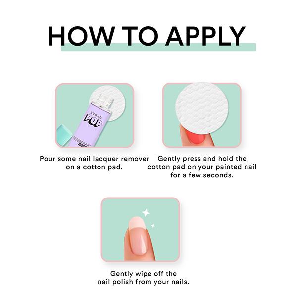 SUGAR POP Nail Lacquer Remover 10 ml - Nail Polish Remover