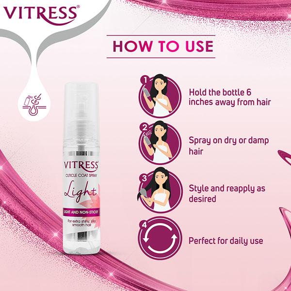 Vitress Cuticle Coat Light Hair Serum Spray 50 ml - Hair Serums
