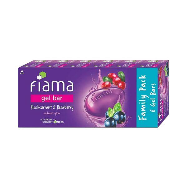 Fiama Gel Bar Blackcurrant And Bearberry, 125g each 6's - Soaps