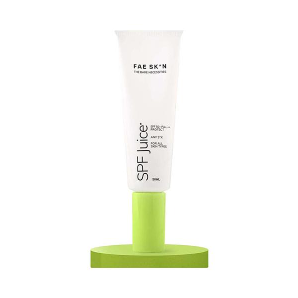 FAE Beauty SPF Juice SPF 50 PA ++++ Broad Spectrum Protect Any S x for All Skin Types 50ml - Face Sunscreen