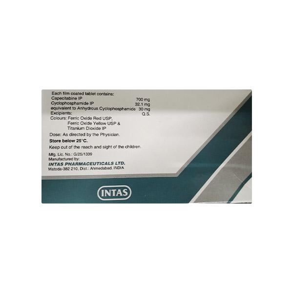 COMCAPSY 700/30mg Tablet 7's - Cancer Oncology-Cyt