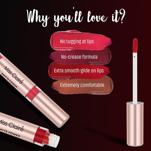 Miss Claire Matte Power Lipcolor - 3 3 Gm - Lipsticks