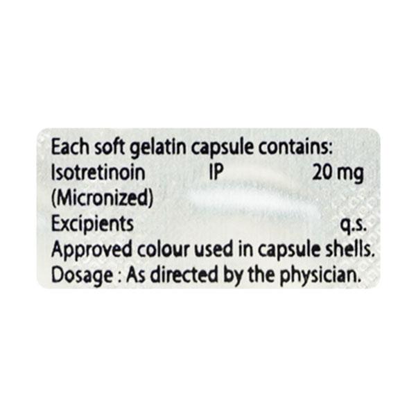 ROSAREX 20 Capsule 10's - Acne-Acn