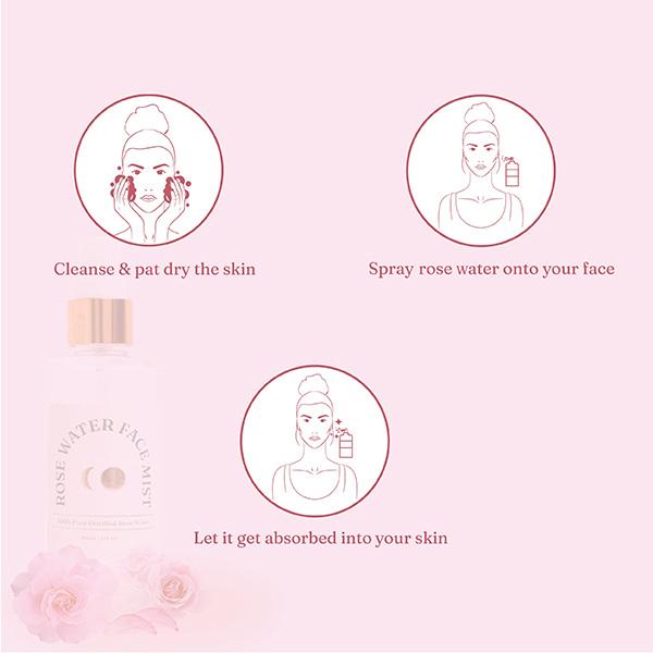 Dromen & Co Pure Rose Water Face Misturiser 100 ml - Face Moisturizers