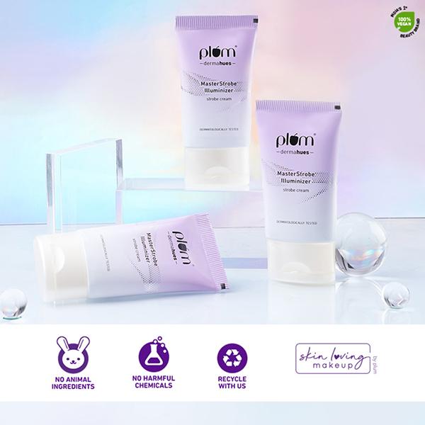 Plum Masterstrobe Illuminizer HD Glow Highlighter & Moisturizer Jojoba Oil 03 Lilac Lustre 30ml - Highlighters & Illuminators