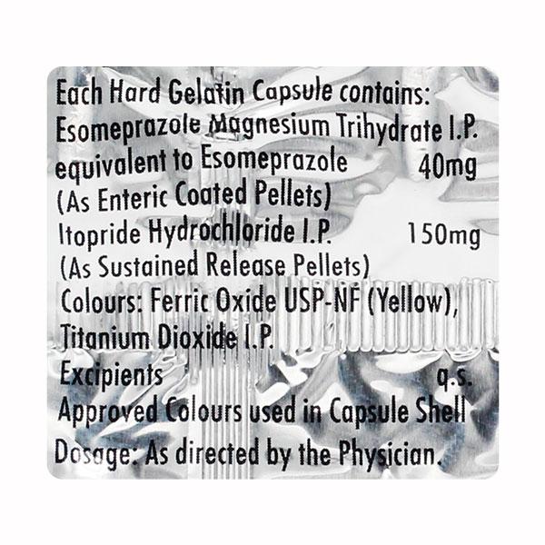ESOKEM IT Capsule 10's - Ulcer/Reflux/Flatulence-Aaa